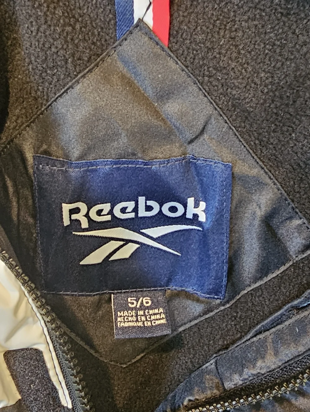 Reebok Boys Puffer Jacket Size 5 / 6